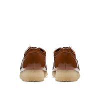 Thumbnail for Womens Clarks Wallabee shoes in sand suede, perfect for casual wear