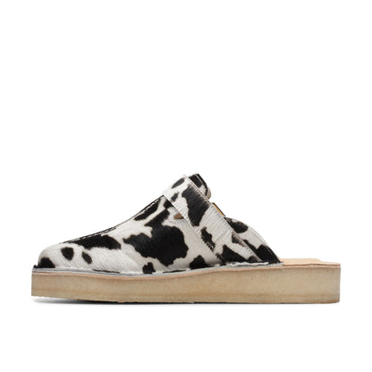 [26176671] WOMENS CLARKS TREK MULE COW PRINT HAIRON