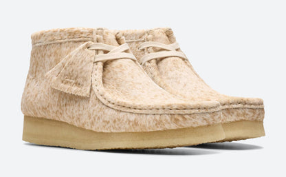 [26177866] WOMENS CLARKS WALLABEE BOOT SPECKLED HAIR ON