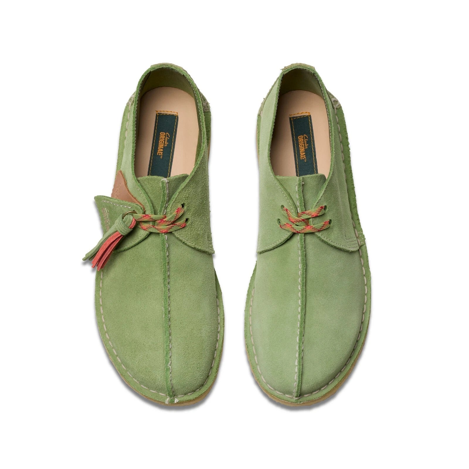 Clarks Originals Originals Desert Trek Men’s Green Apple Suede Bank Robbers 200th Anniversary Limited Edition 26180991