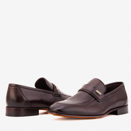 Vinci Leather Shoes The Ashford Baby Buffalo Leather Loafer Men Shoe