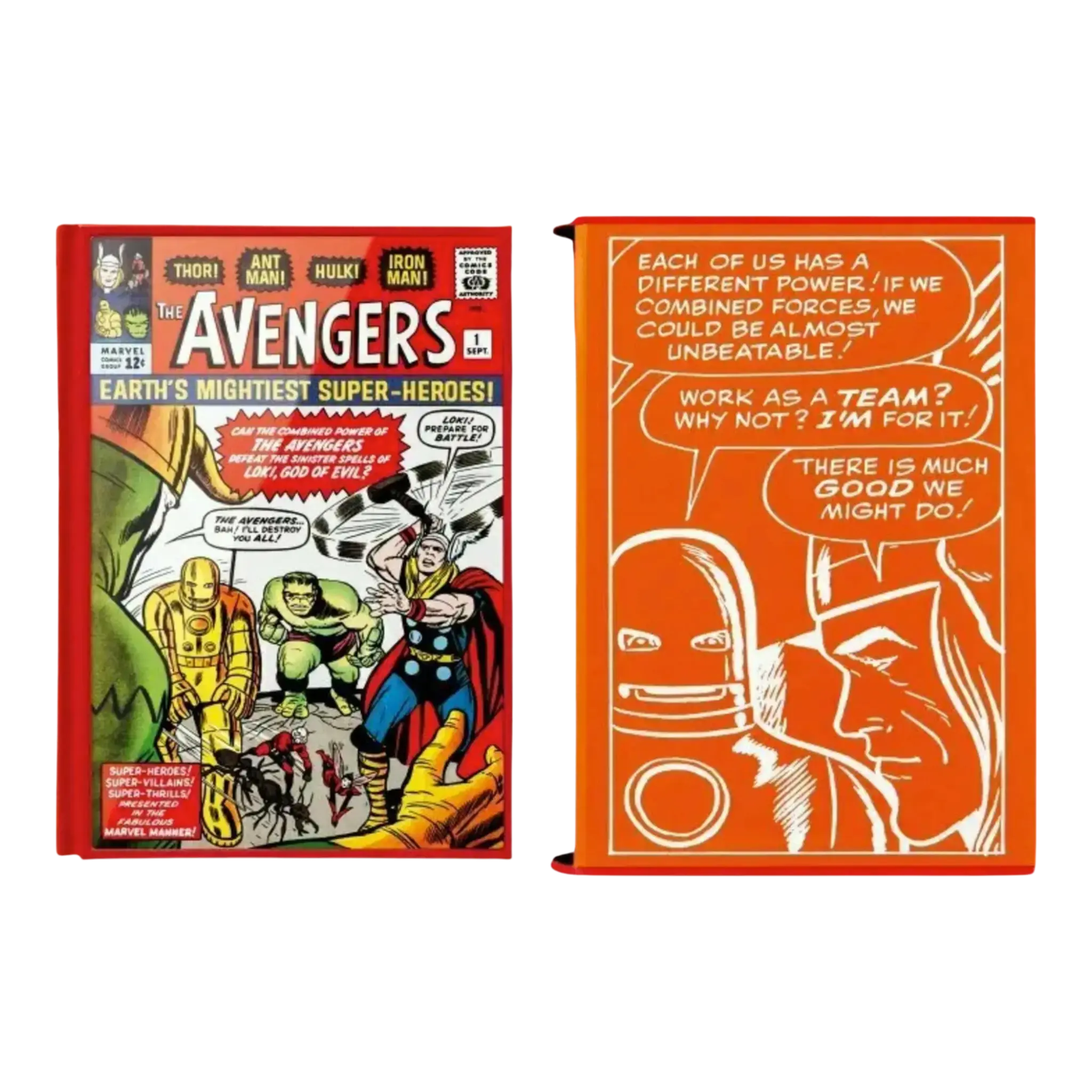 Taschen Marvel Comics Library Avengers Vol. 1 1963–1965 Collector’s Edition Print Book Orange