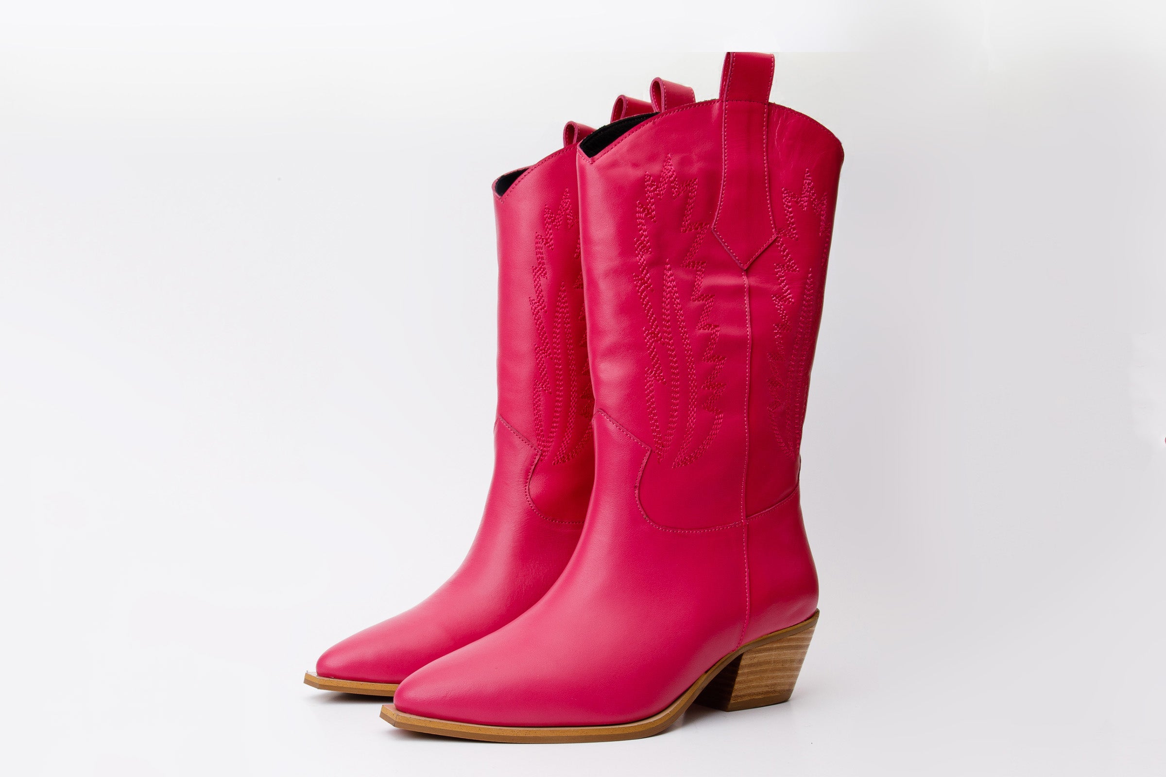 The Togg Pink Leather Cowboy Women  Boot Final Sale!
