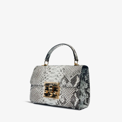 The Queen Natural Pythn Leather Handbag
