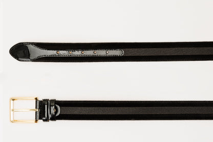 The Pontalto Black Leather Belt