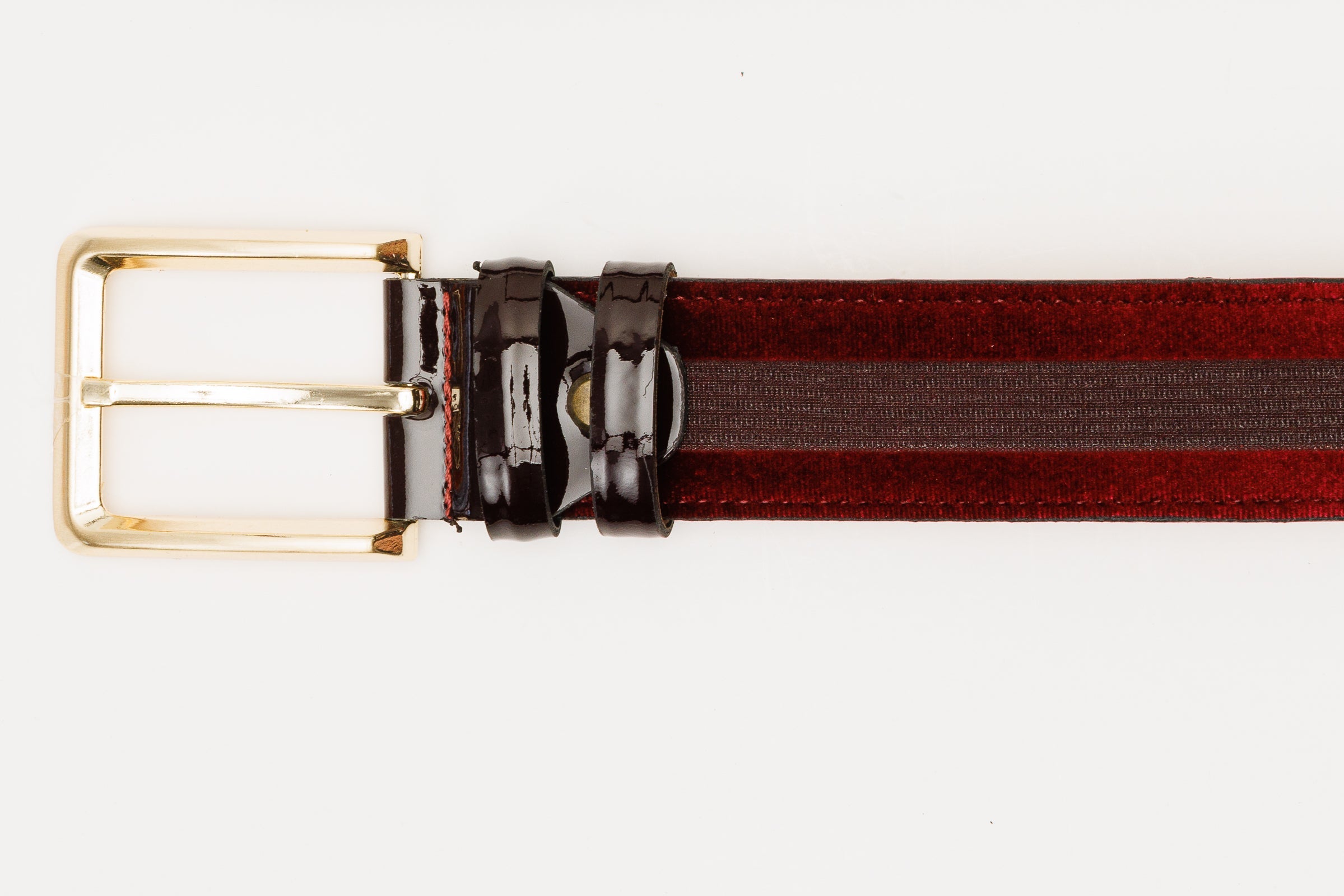 The Pontalto Burgundy Leather Belt
