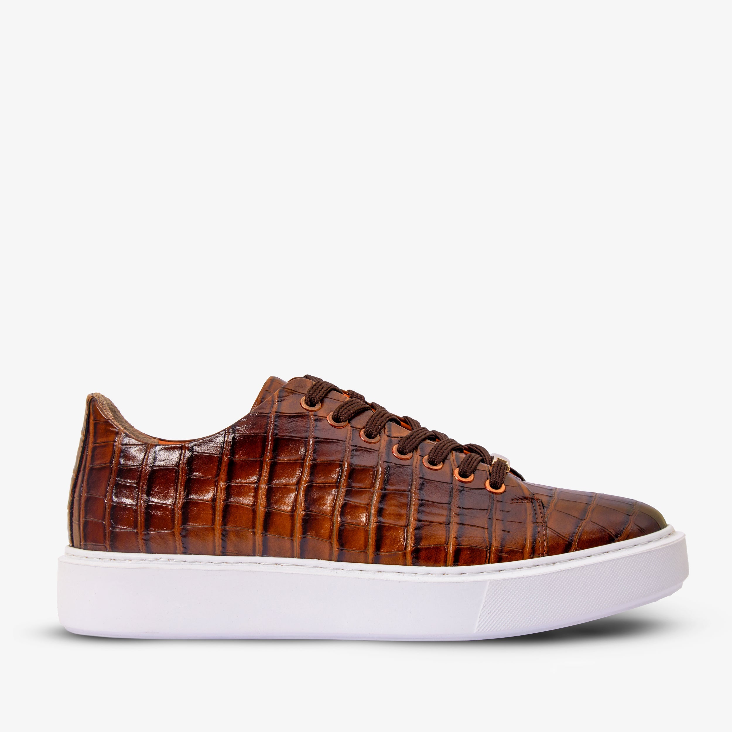 Vinci Leather Shoes The Dublin Tan Leather Men Sneaker