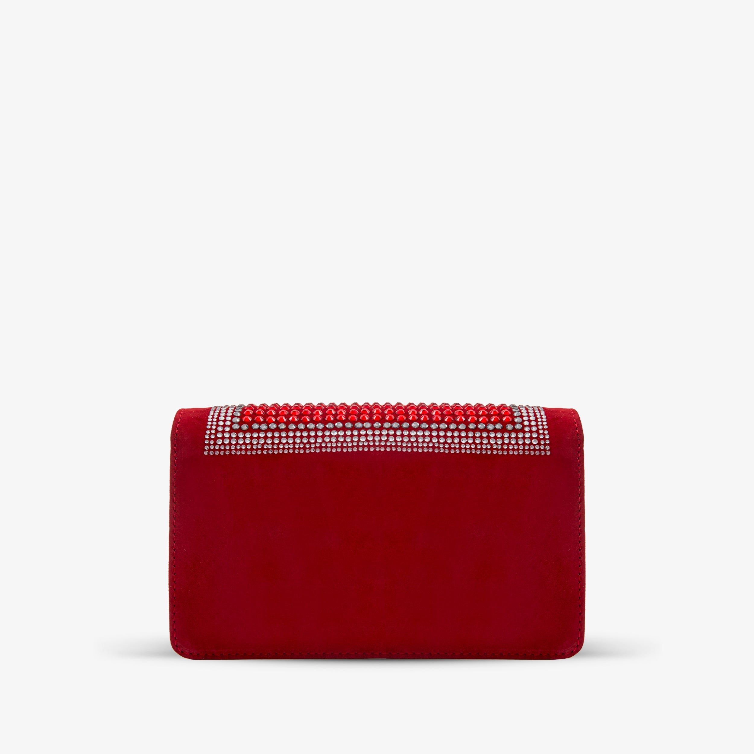 The Barneveld Red Glitter Leather Handbag