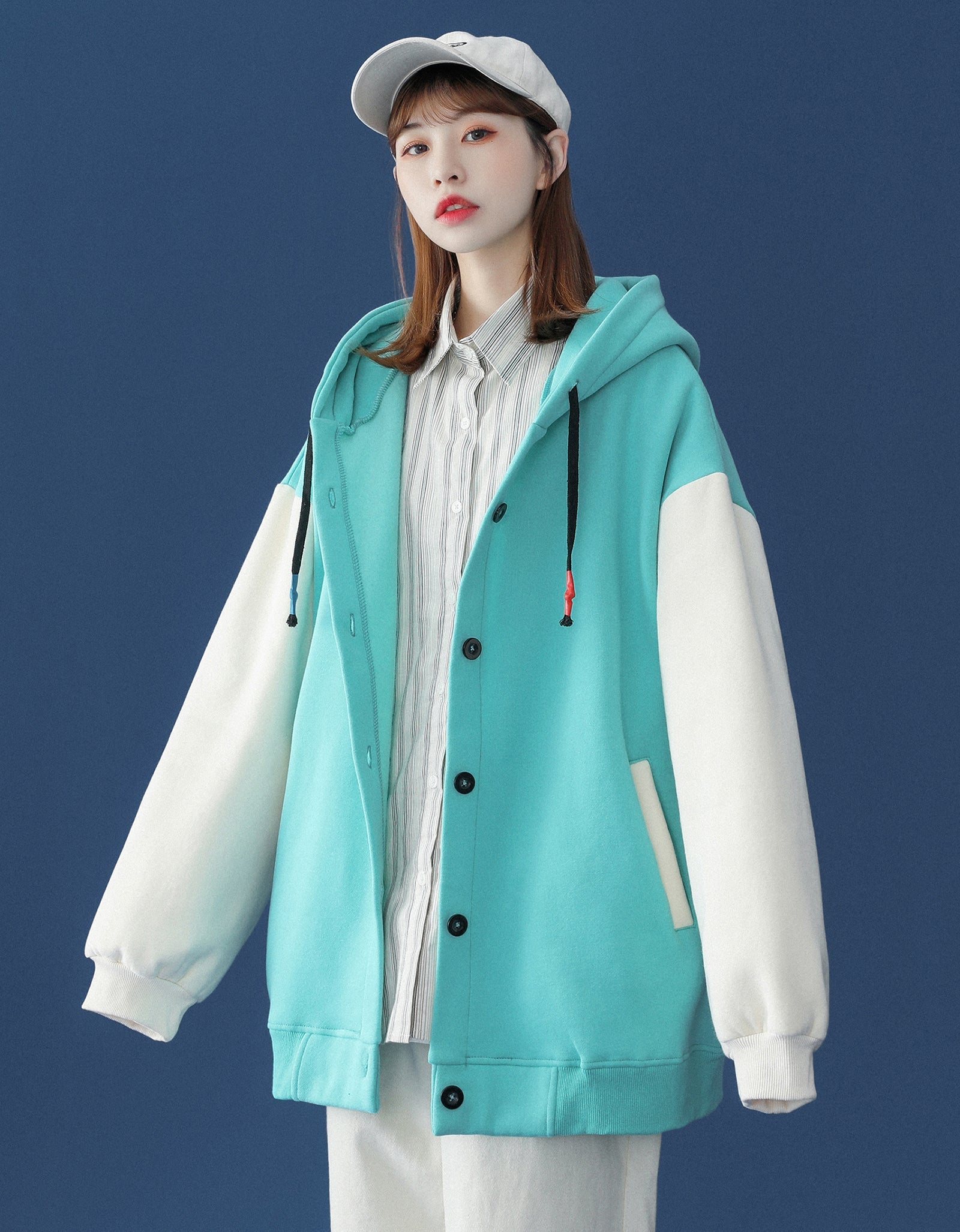 Niepce Women's Patchwork 1104 Casual Jacket