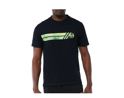Sergio Tacchini Velocita Men's Cotton Crew Neck T Shirt