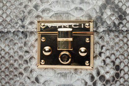 The Queen Natural Pythn Leather Handbag