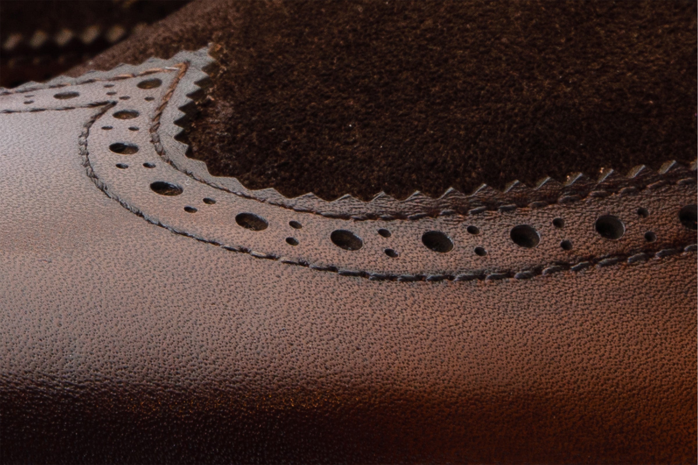 Vinci Leather Shoes The Albus Brown Leather & Suede Double Strap Monk Brogue Men Boot