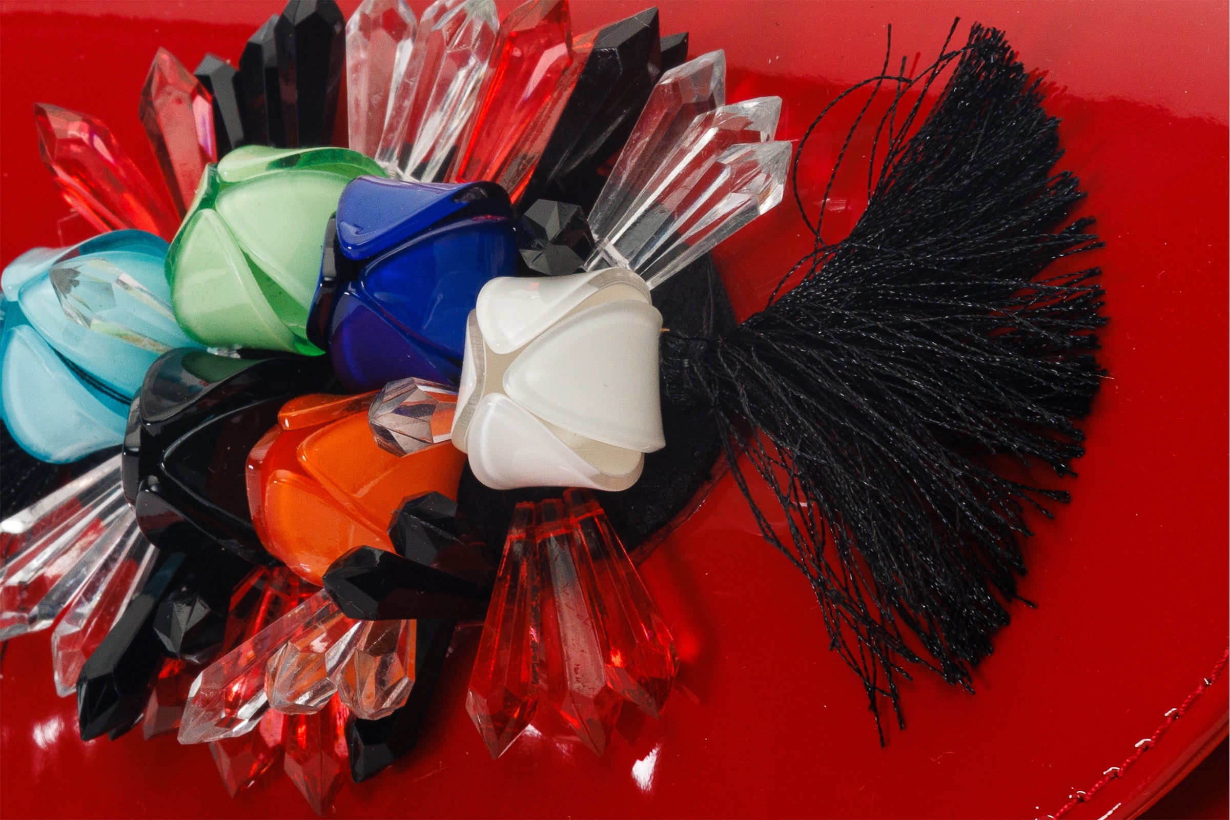 The Vigo Red Patent Leather Handbag