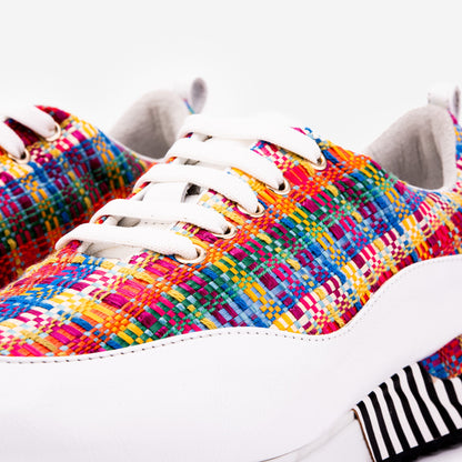 The Valencia White Leather Women Sneaker