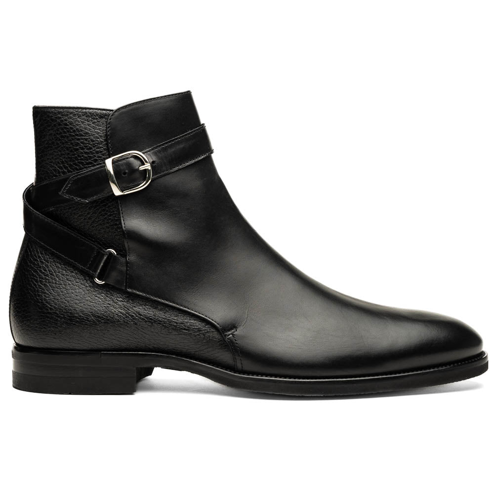 45 - 600 - Blk Jodphur Italian Calfskin Boot, Black by Zelli Italia – Don't Panic Shoes