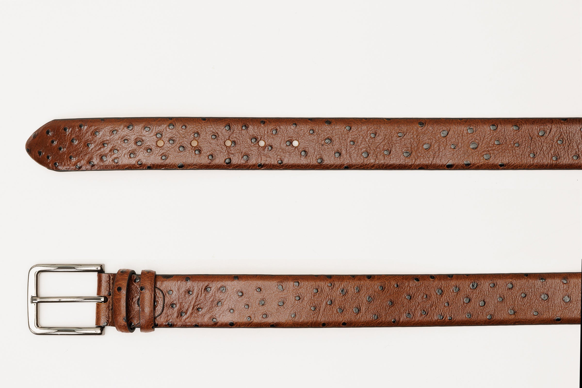 The Dallas Brown Calfskin Belt