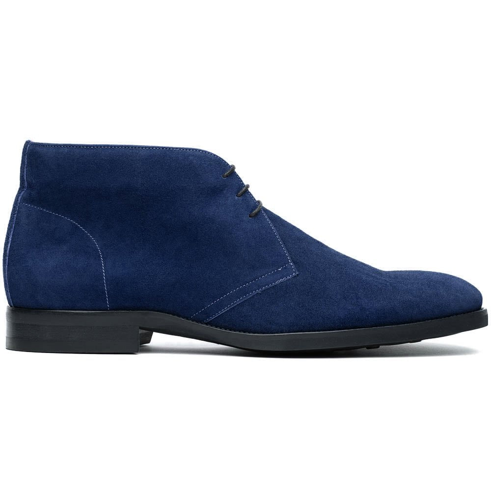 46 - 592 - Nvy Marco Suede Calfskin Chukka Boot, Navy Shop by Zelli Italia – Don't Panic Shoes