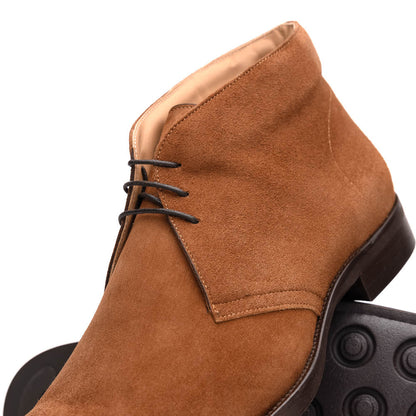 46 - 592 - Tob Marco Suede Calfskin Chukka Boot, Tobacco Shop by Zelli Italia – Don't Panic Shoes