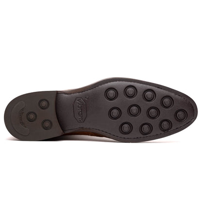 46 - 592 - Tob Marco Suede Calfskin Chukka Boot, Tobacco Shop by Zelli Italia – Don't Panic Shoes