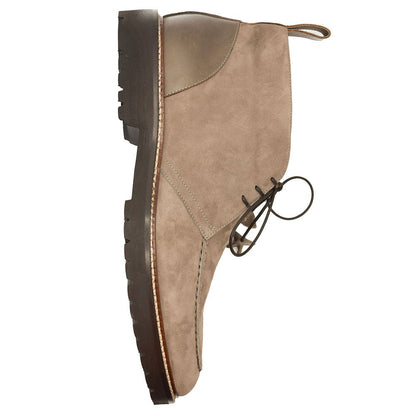 46 - 605 - Tpe Campo High Italian Sueded Goatskin Chukka Boot, Taupe Shop by Zelli Italia – Don't Panic Shoes