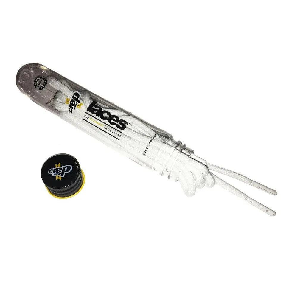 Crep Protect Official The Ultimate Round Shoelaces White