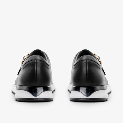The Torino Black Leather Men Sneaker