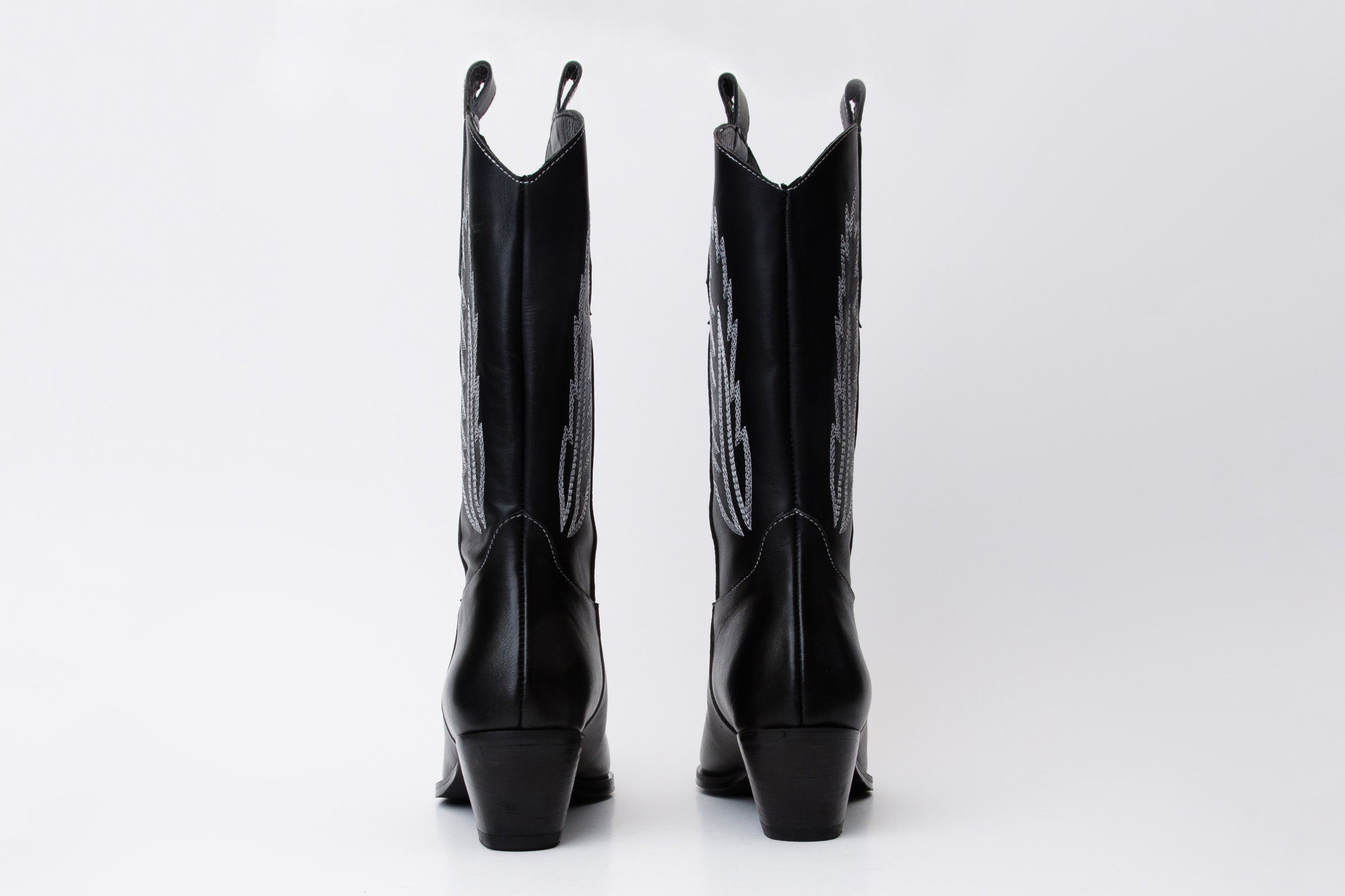The Togg Black Leather Cowboy Women Boot Final Sale!