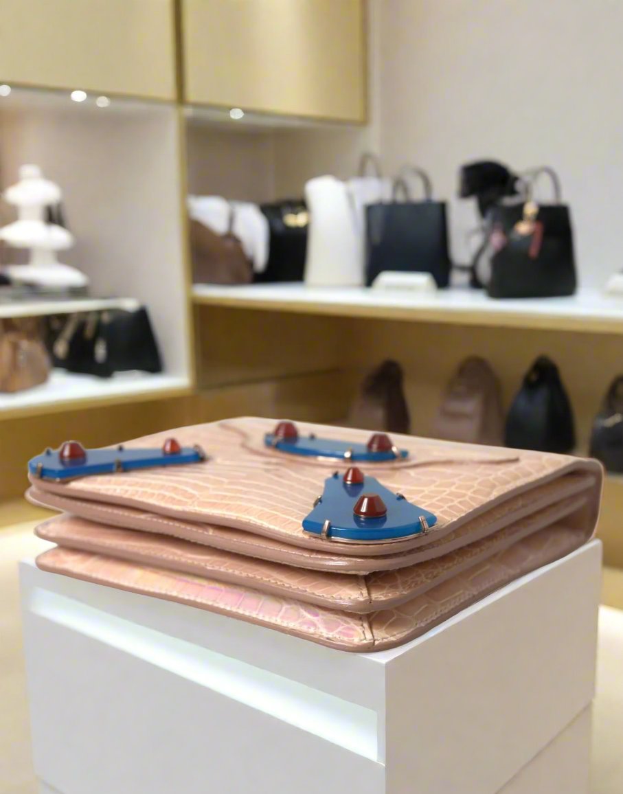 Balenciaga Neo Classic Chain Mini Bag Crocodile Leather