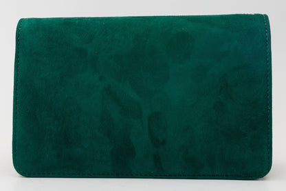 The Palma Green Glitter Leather Handbag