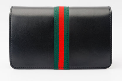 The Afega Black Leather Handbag