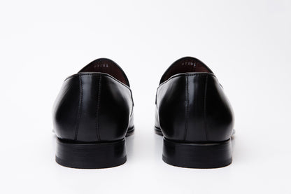 The Pusan Black Leather Bit Loafer Men Shoe Final Sale!