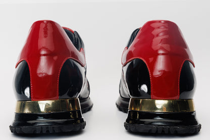 The Milano Snk Red Leather Men Sneaker