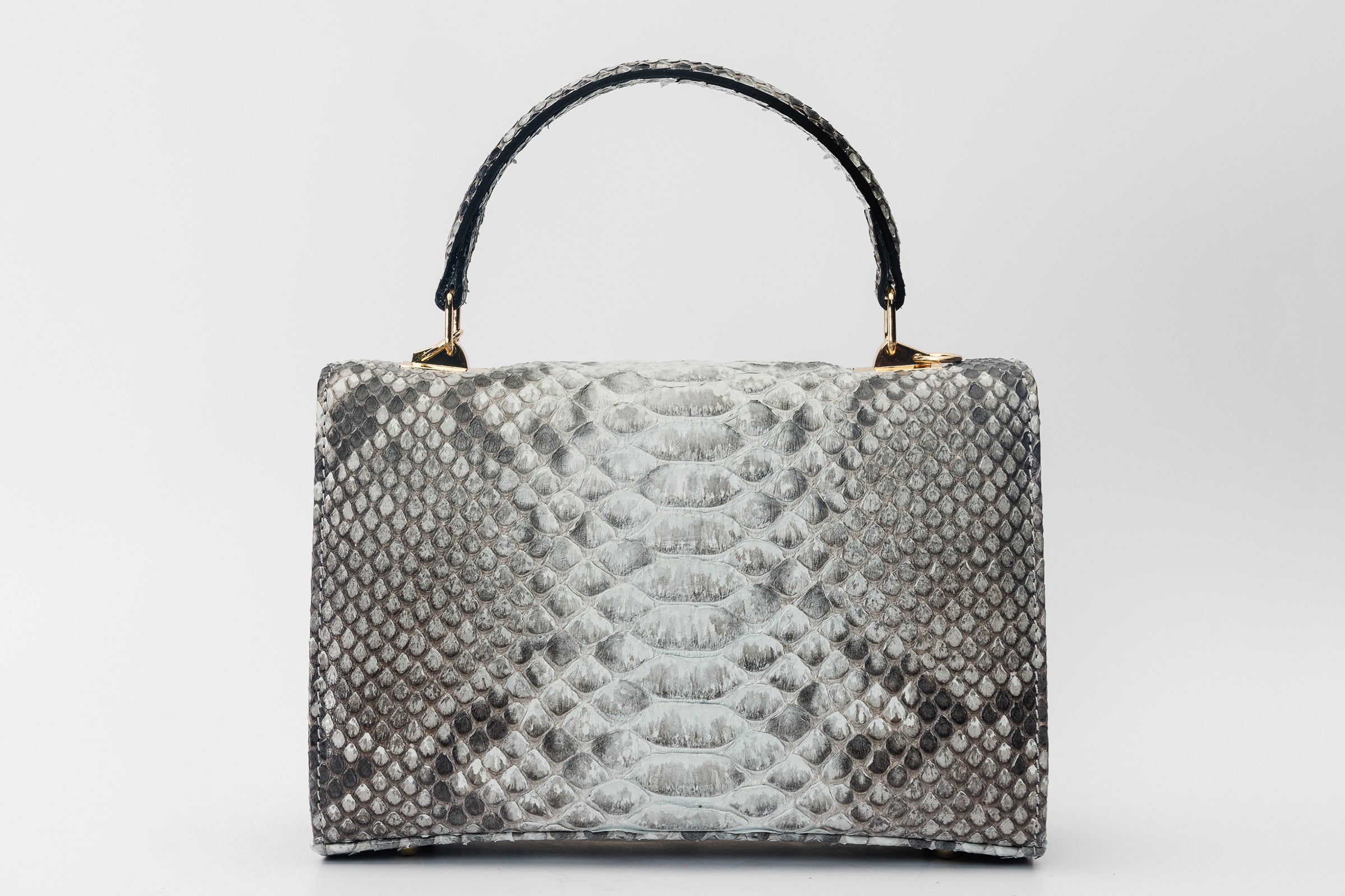 The Queen Natural Pythn Leather Handbag