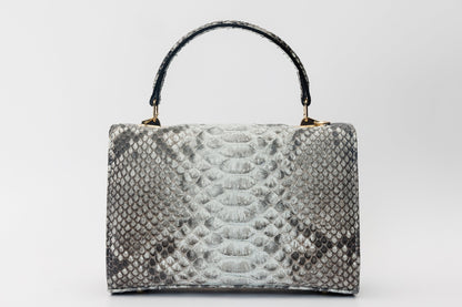 The Queen Natural Pythn Leather Handbag