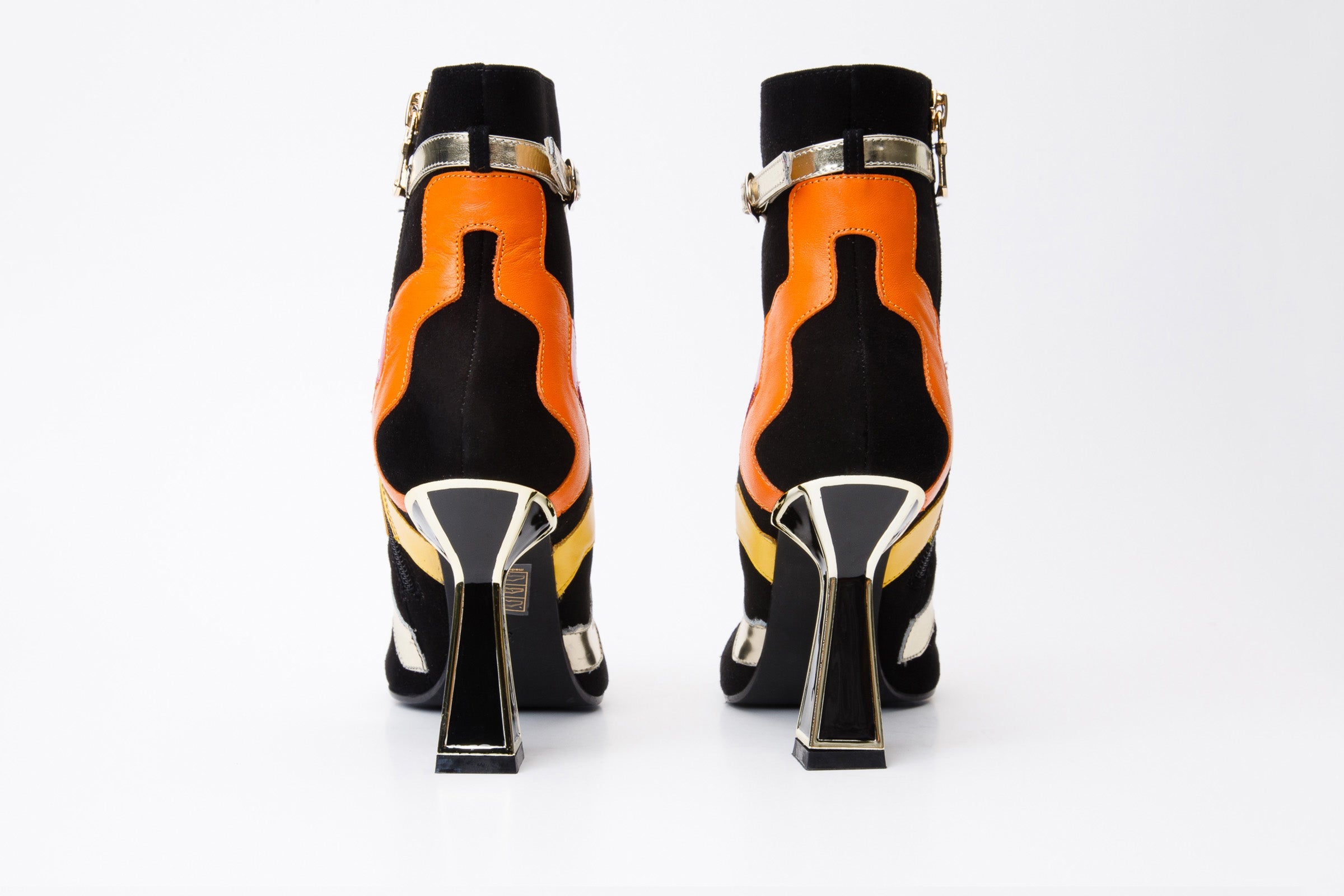 The Tario Black Suede Leather Ankle Women Boot