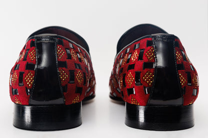 The Vicino Shoe Burgundy Bit Dress Loafer Limited Edition Men Shoe