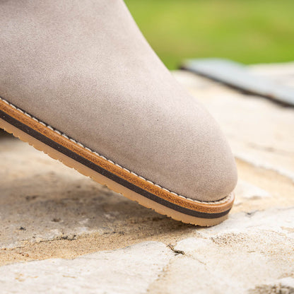 56 - 105 - Snd Legerra Sueded Goatskin Monkstrap, Sand Sale by Zelli Italia – Don't Panic Shoes