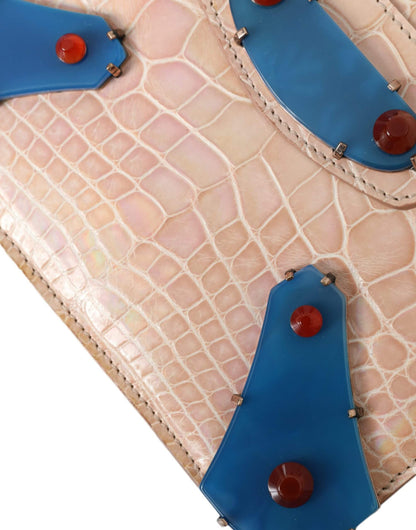 Balenciaga Neo Classic Chain Mini Bag Crocodile Leather