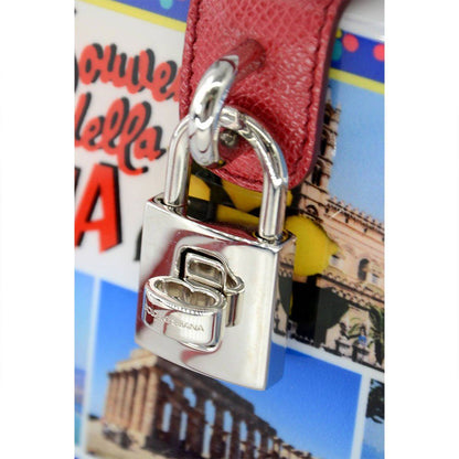 Dolce And Gabbana Sicily Plastica Handbag Calfskin