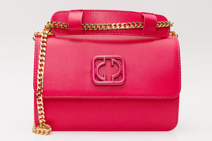 The Maneadero Fuchsia Leather Handbag