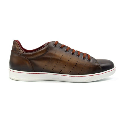 65 - 201 - Brn Russo Burnished Italian Calfskin - Brown Shop by Zelli Italia – Don't Panic Shoes