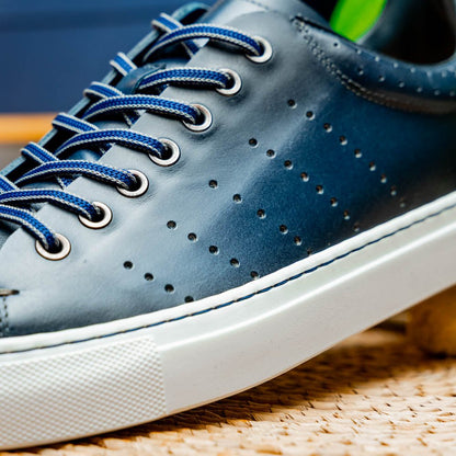 65 - 201 - Nvy Russo Burnished Italian Calfskin - Navy Shop by Zelli Italia – Don't Panic Shoes