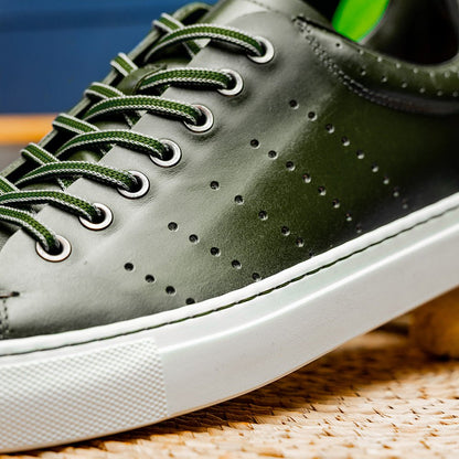 65 - 201 - Olv Russo Burnished Italian Calfskin - Olive Sale by Zelli Italia – Don't Panic Shoes