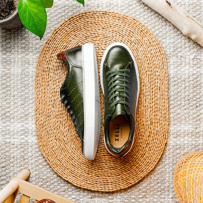 65 - 201 - Olv Russo Burnished Italian Calfskin - Olive Sale by Zelli Italia – Don't Panic Shoes