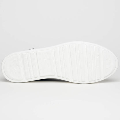 65 - 219 - Blk Spettacolare Italian Glove Baby Calf Sneakers, Black Shop by Zelli Italia – Don't Panic Shoes