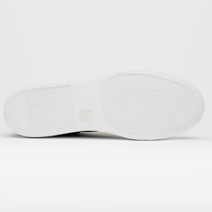 65 - 229 - Olv Diaz Rubberized Calfskin Sneaker Olive Green Sale by Zelli Italia – Don't Panic Shoes