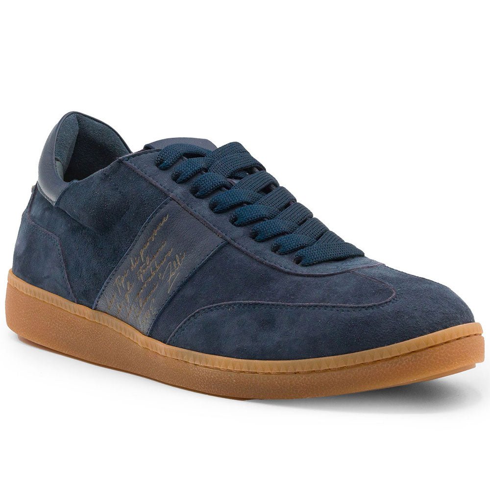 65 - 400 - Nvy Shizzo Signature Leather Sneakers, Navy Shop by Zelli Italia – Don't Panic Shoes