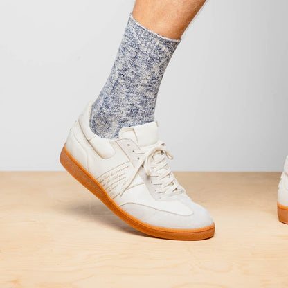 65 - 400 - Wht Shizzo Signature Leather Sneakers, White Shop by Zelli Italia – Don't Panic Shoes