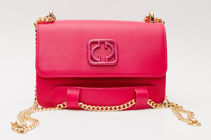 The Maneadero Fuchsia Leather Handbag