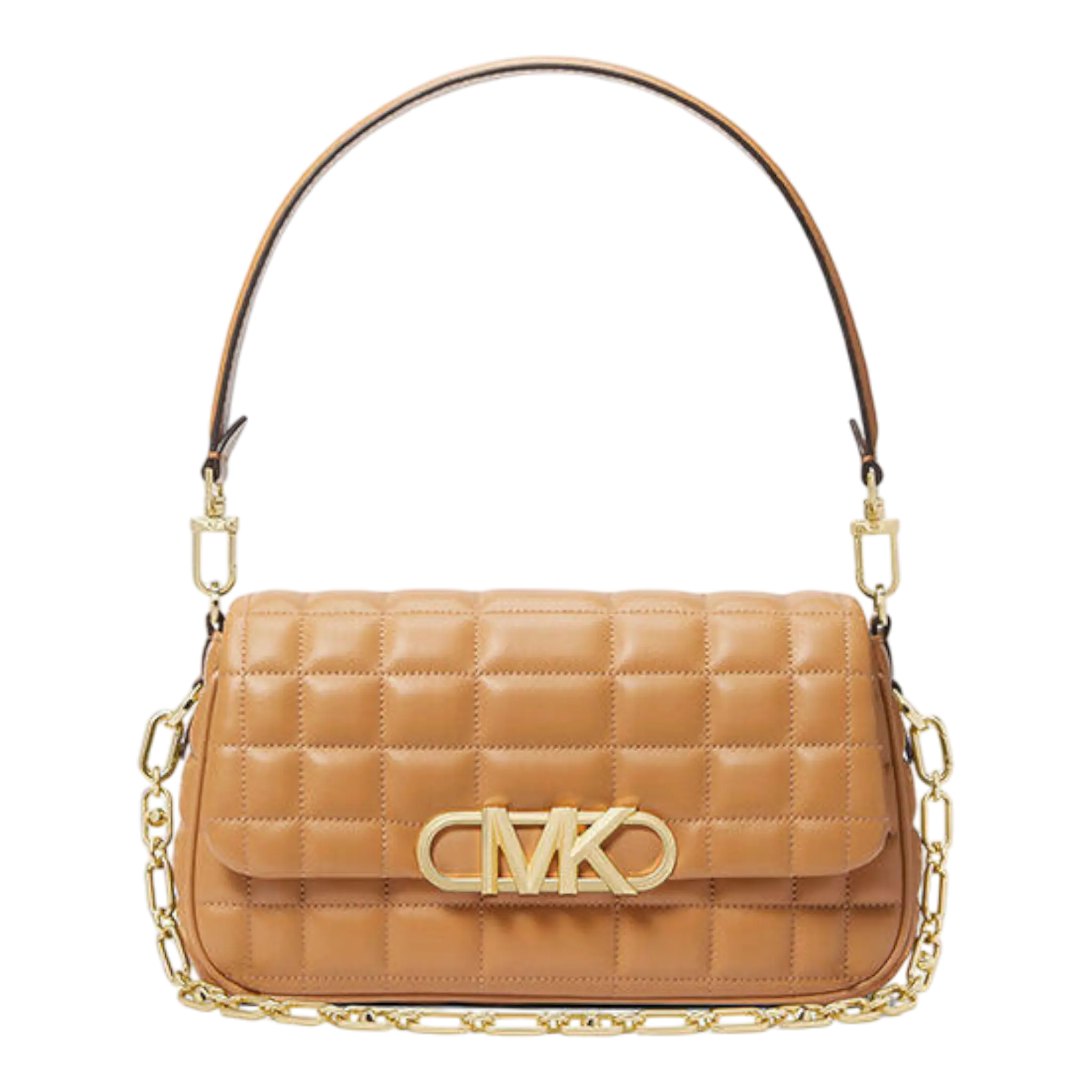 Michael Kors Parker Women’s Pale Peanut Leather Shoulder Bag 30S4G7PC2L-174